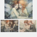 Search for christmas fairy wrapping paper Whimsical