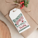 Search for north pole gift tags Reindeer express