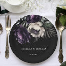 Search for bride and groom plates Black