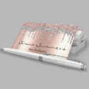 Search for metal business cards Rose gold
