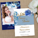 Search for royal blue and gold quince invitations Daughter