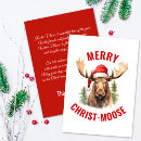 Search for funny moose christmas cards Xmas