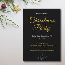 Search for black and gold christmas invitations Minimalist