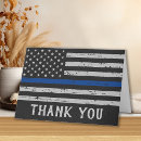 Search for thin blue line thank you cards Law enforcement