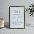 Search for forever in our hearts weddings Simple