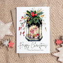 Search for candle christmas cards Watercolor