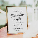 Search for the night before wedding signs Minimalist