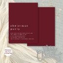 Search for plain red invitations Contemporary