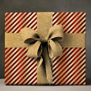 Search for red and gold stripes wrapping paper Chic
