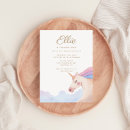 Search for gold unicorn birthday invitations Watercolor