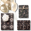 Search for black holiday wrapping paper Illustration