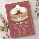 Search for dumpling baby shower invitations Gender neutral
