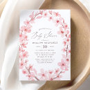 Search for japanese cherry blossom baby shower invitations Pink