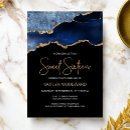 Search for blue sweet 16 invitations Trendy