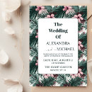 Search for tropical greenery wedding invitations Exotic