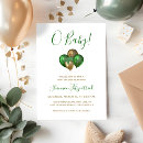 Search for st patricks day baby invitations Green