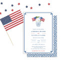 Search for red white and blue wedding invitations Stars and stripes