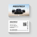 Search for black car business cards Qr code