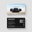 Search for black car business cards Qr code