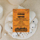 Search for pumpkin carving party invitations Typography