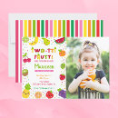 Search for tutti frutti 2nd birthday invitations Fruit party
