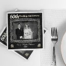 Search for 60th anniversary napkins Sixtieth
