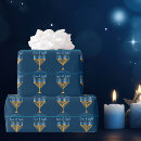 Search for menorah wrapping paper Judaism