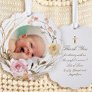 Search for pink flowers christmas tree decorations Baby girl