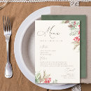 Search for christmas wedding menus Watercolor