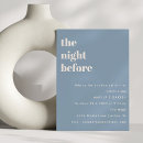 Search for trendy rehearsal dinner invitations Bold typography