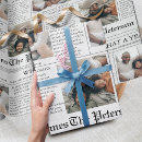 Search for newspaper wrapping paper Unique