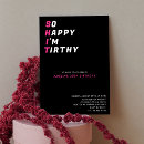 Search for funny 30th birthday invitations Elegant