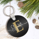Search for metal monogram key rings Script