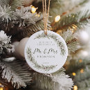 Search for greenery christmas tree decorations First christmas married