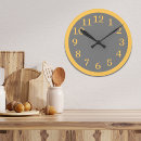Search for yellow clocks Kitchen