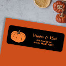 Search for fall colours return address labels Pumpkin