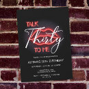 Search for talk 30 to me invitations Stylish