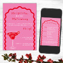 Search for margarita hen party invitations Margs and matrimony