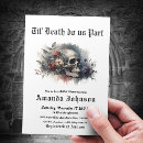 Search for till death do us part bridal shower invitations Bride or die