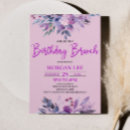 Search for indigo birthday invitations Purple