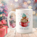 Search for cute gingerbread mugs Cocoa