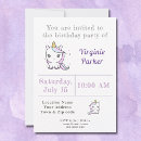Search for cartoon unicorn invitations Purple