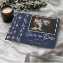 Search for string lights save the dates Rustic wood