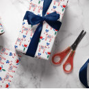 Search for reindeer christmas wrapping paper Blue