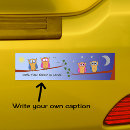 Search for cute owl bumper stickers Owls