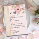 Search for ribbon wedding menus Vintage