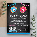 Search for boy doughnut party invitations Blue or pink