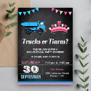 Search for truck gender reveal invitations Boy or girl
