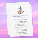 Search for floral nautical bridal shower invitations Beach