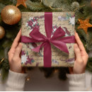 Search for poinsettia wrapping paper Vintage